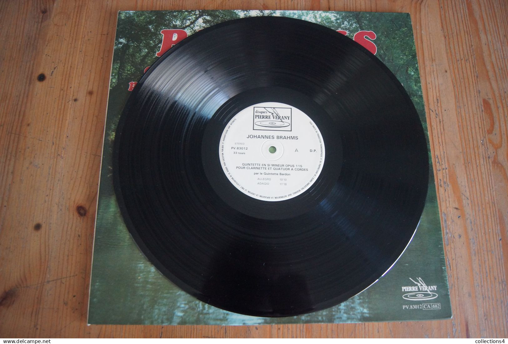 BRAHMS QUINTETTE EN SI MINEUR PAR LE QUINTETTE BARDON LP  1983  VALEUR+ - Classical