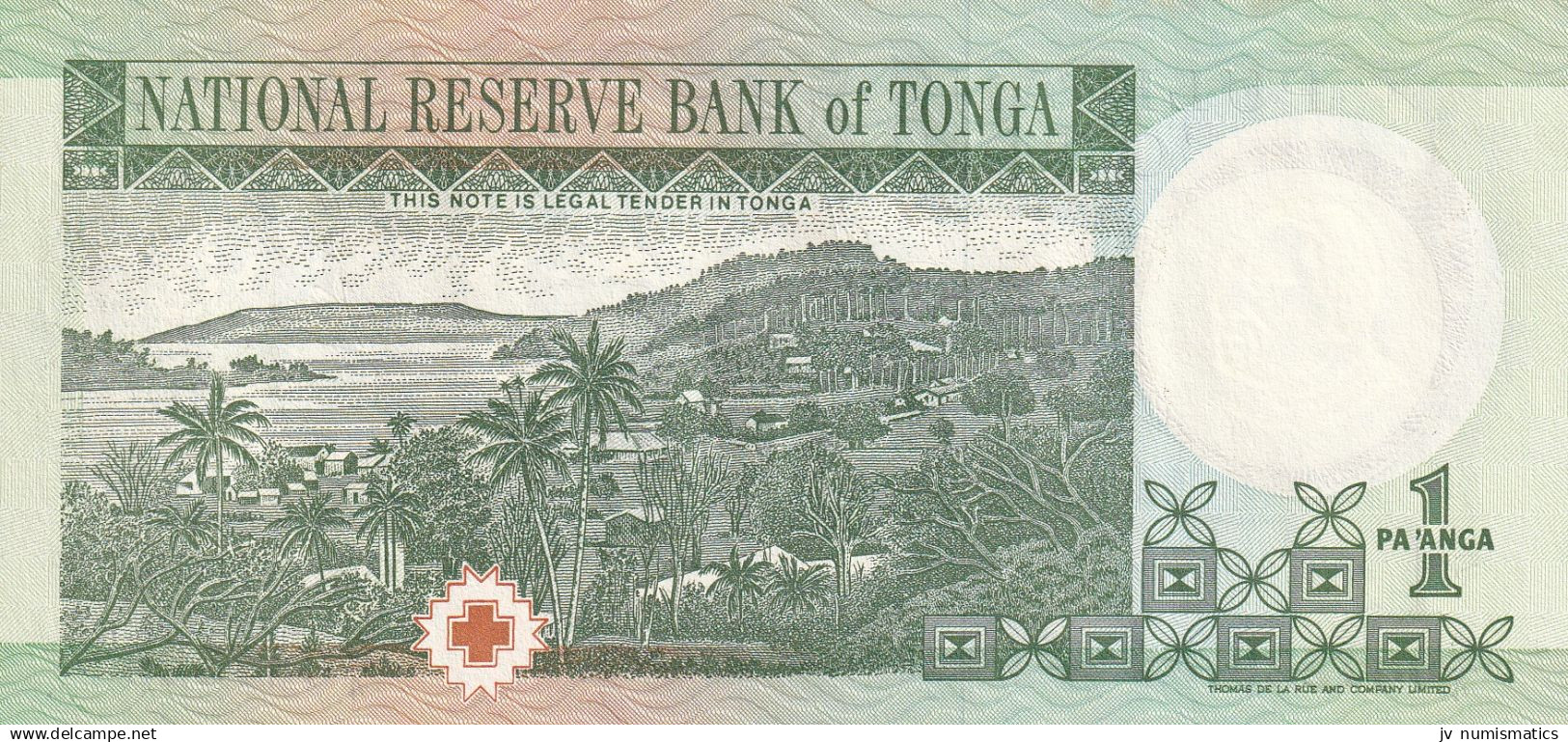 TONGA 1 Pa'anga 1995 UNC, P-31c - Tonga