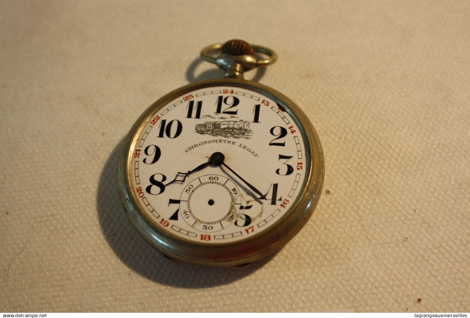 C287 MONTRE A GOUSSET - COLLECTION LEGAF - CHEMIN DE FER - A RESTAURER - Watches: Bracket