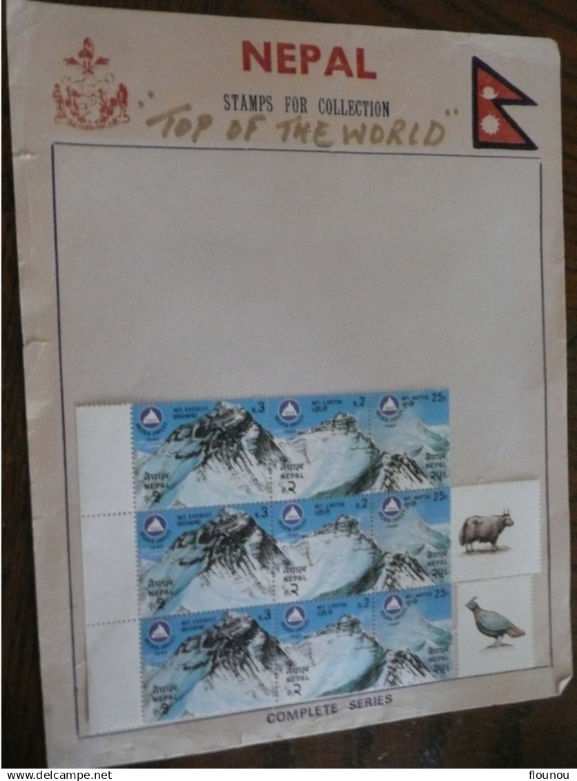Timbres NEPAL Une Cinquantaine Neufs* Et Oblitérés - Nepal