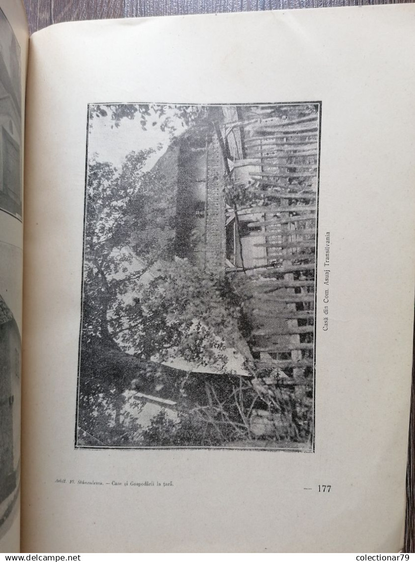Romania Arhitect Florea Stanculescu Case Si Gospodarii La Tara 1927 192 Pag . Pagini Netaiate - Livres Anciens