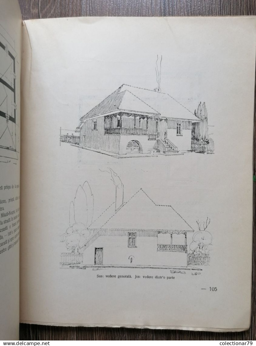 Romania Arhitect Florea Stanculescu Case si gospodarii la tara 1927 192 pag . pagini netaiate