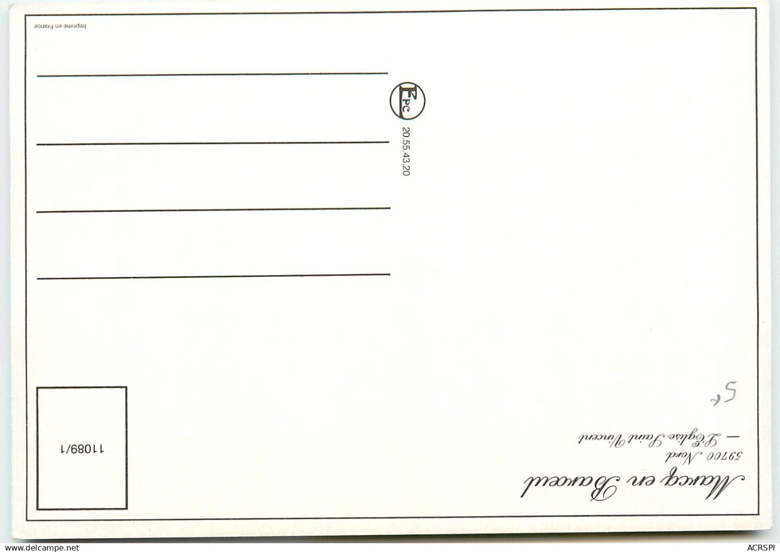 Marcq-en-Baroeul Sortie De L'église Trés Beau Plan (scan Recto-verso) QQ 1173 - Marcq En Baroeul