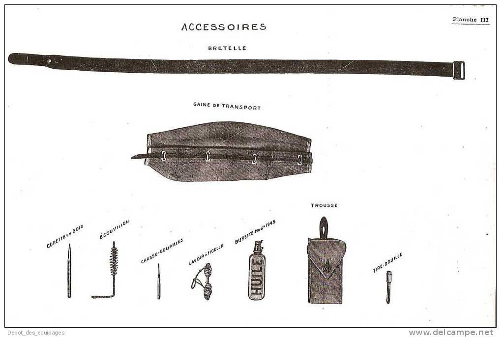 LOT 10 COUVRE CULASSE FUSIL MAS 36 & Divers FUSILS MAS 49  #.5 - Decorative Weapons