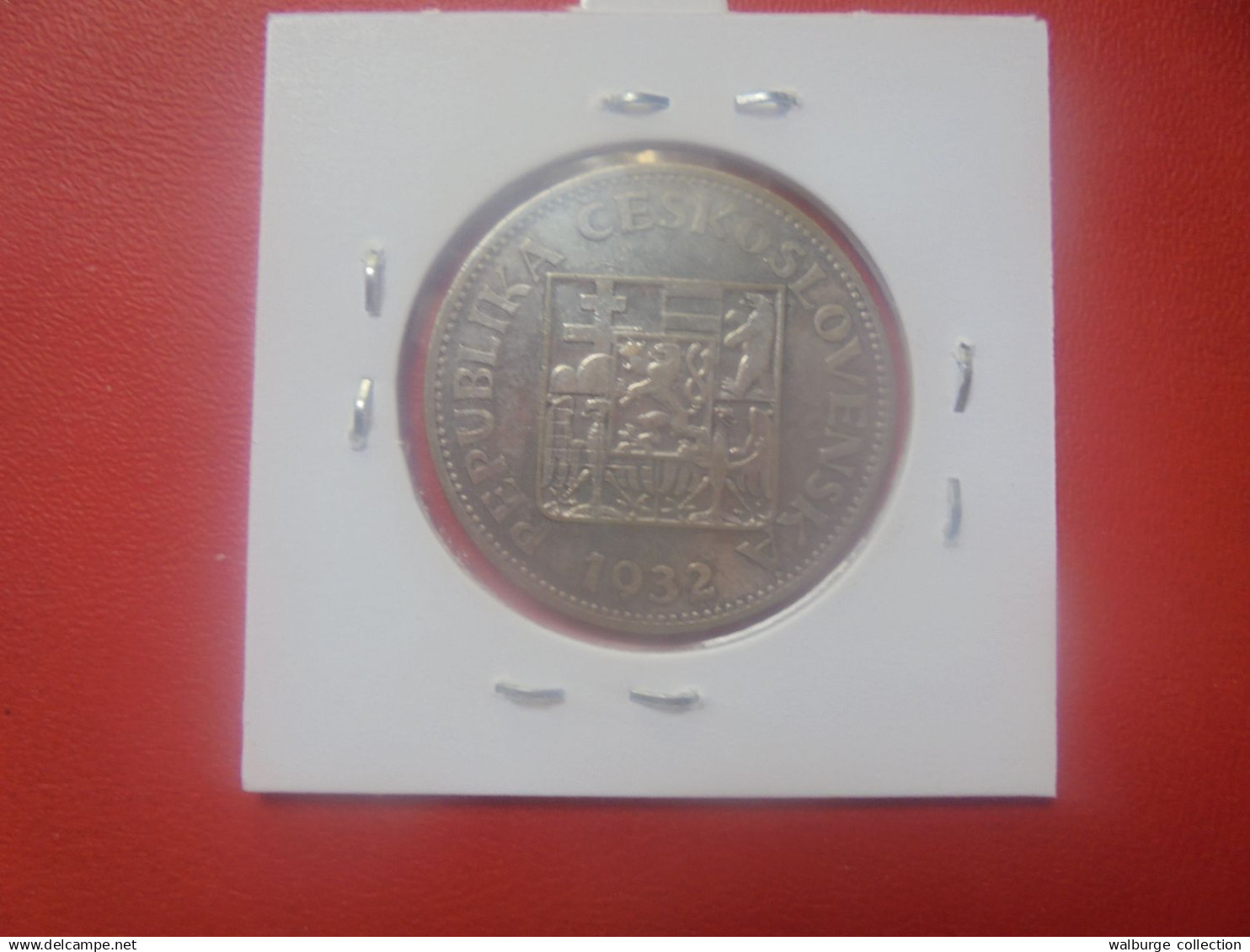 TCHECOSLOVAQUIE 10 KORUN 1932 ARGENT (A.10) - Cecoslovacchia
