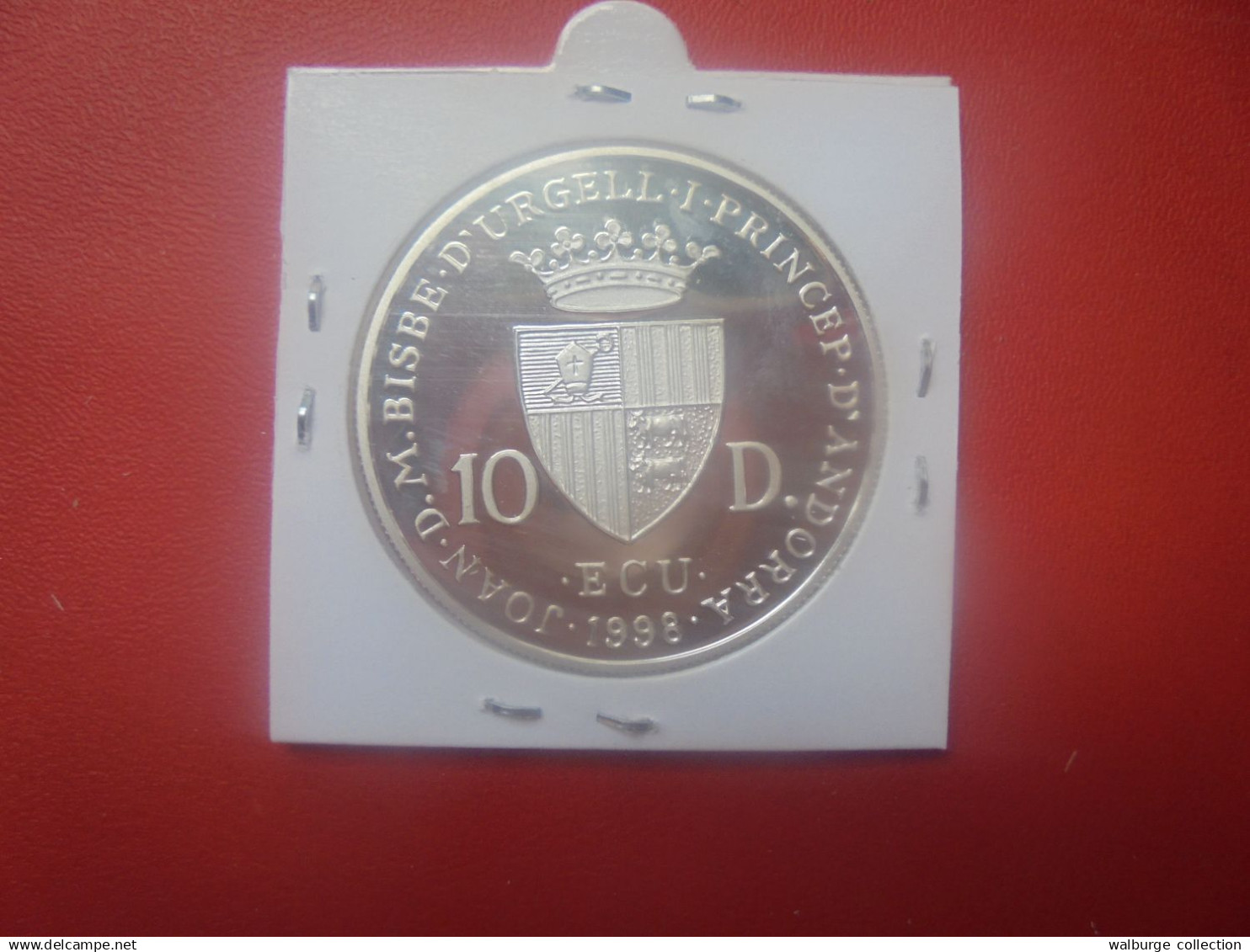 ANDORRE 10 DINERS 1998 ARGENT (A.12) - Andorre