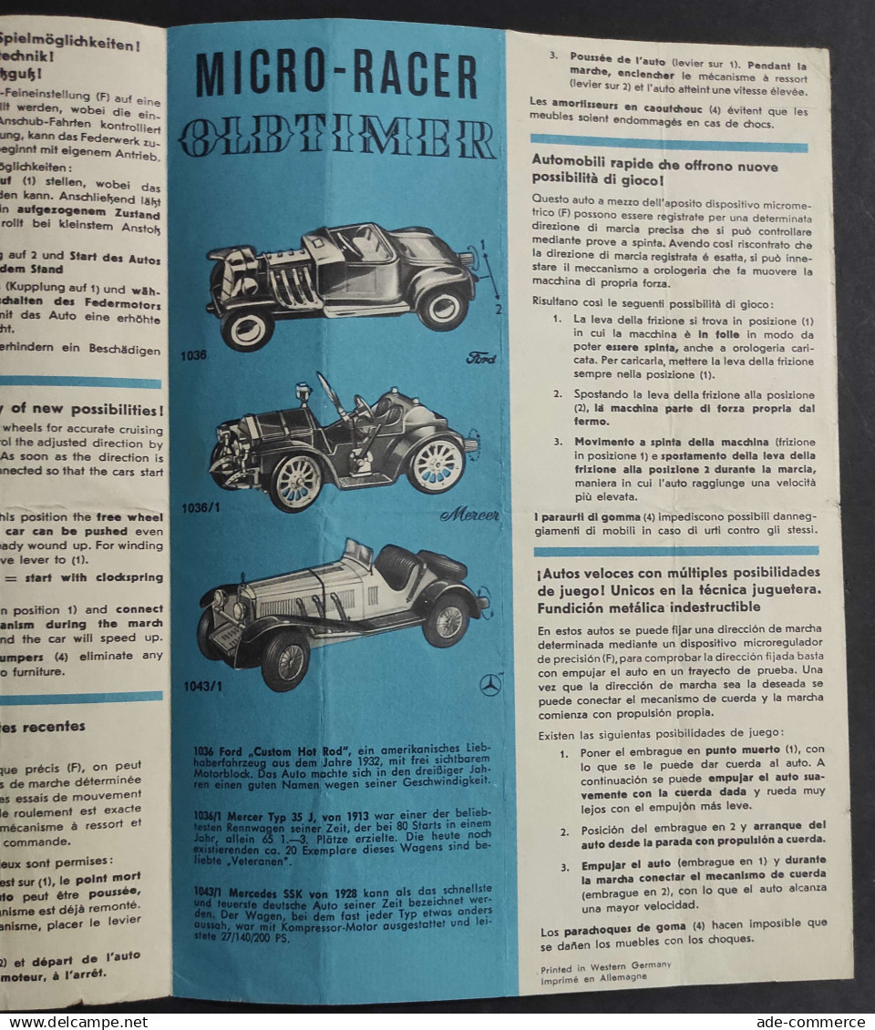 Schuco - Micro-Racer - Depliant - Unclassified
