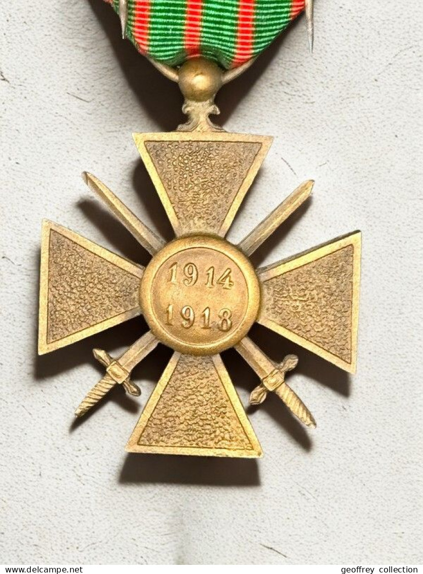 (44.006) Croix De Guerre 1914-1918 - 1 Citation - France