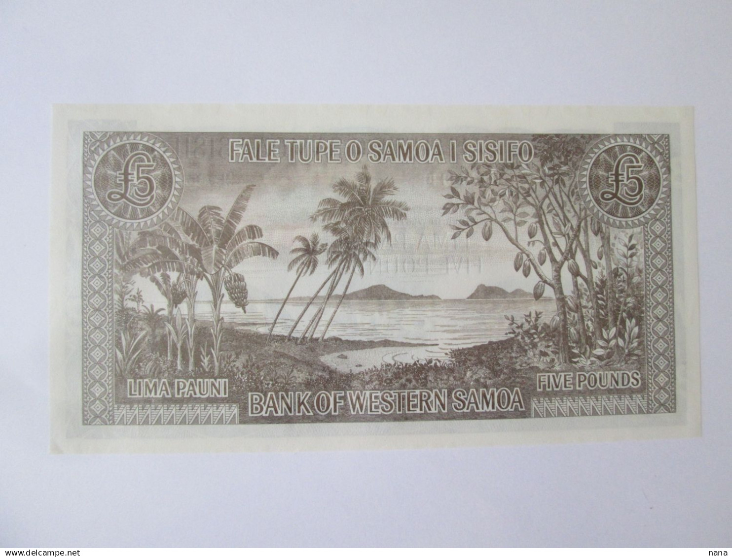 Samoa 5 Pounds 1963(2020) Neuf/Unc Banknote,see Pictures - Samoa