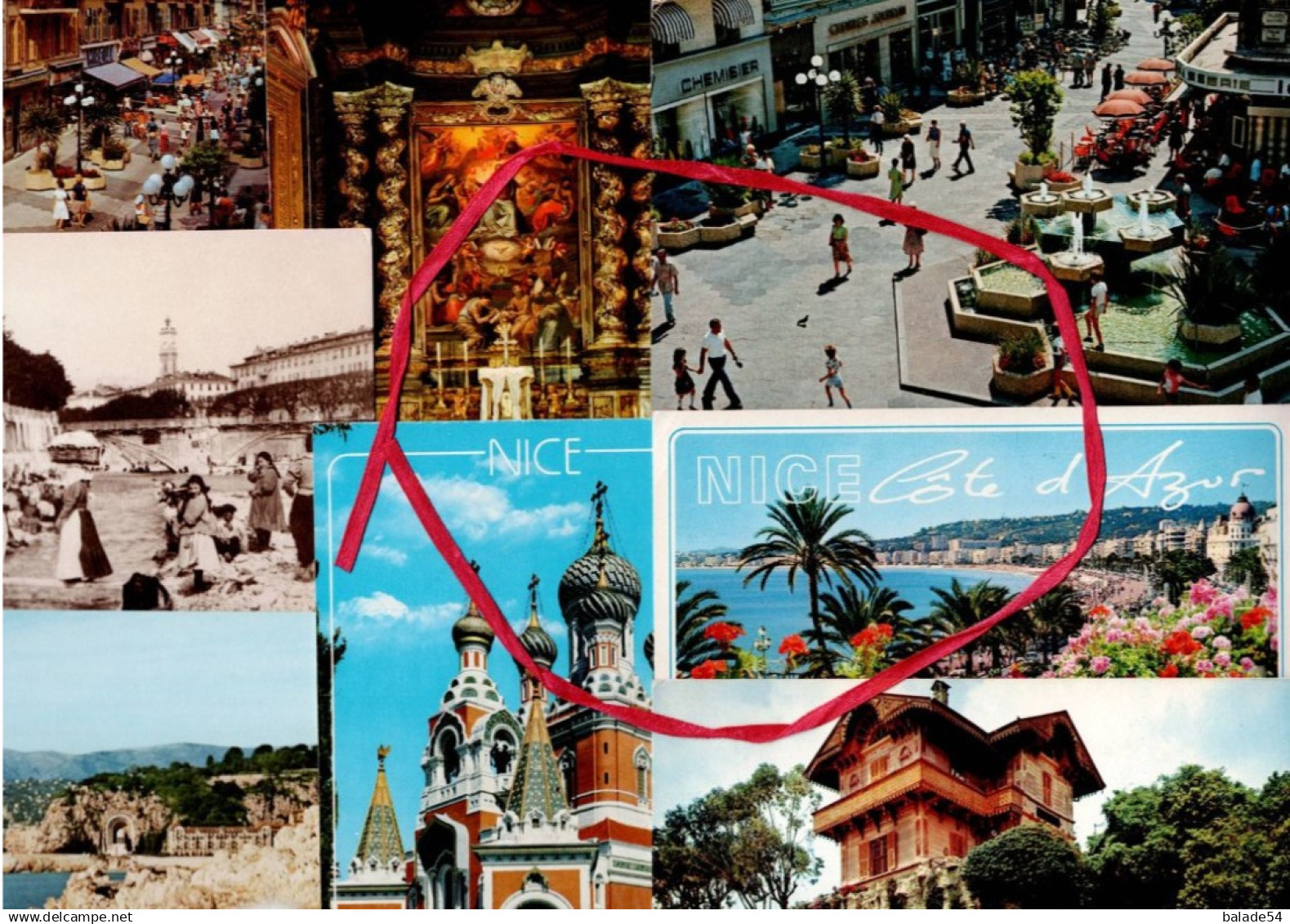 30 CPM - NICE (06) Cascade Gairaut, Promenade Des Anglais, Cathédrale, Rue Piétonne, Vue Générale Et Vues Diverses - Lots, Séries, Collections