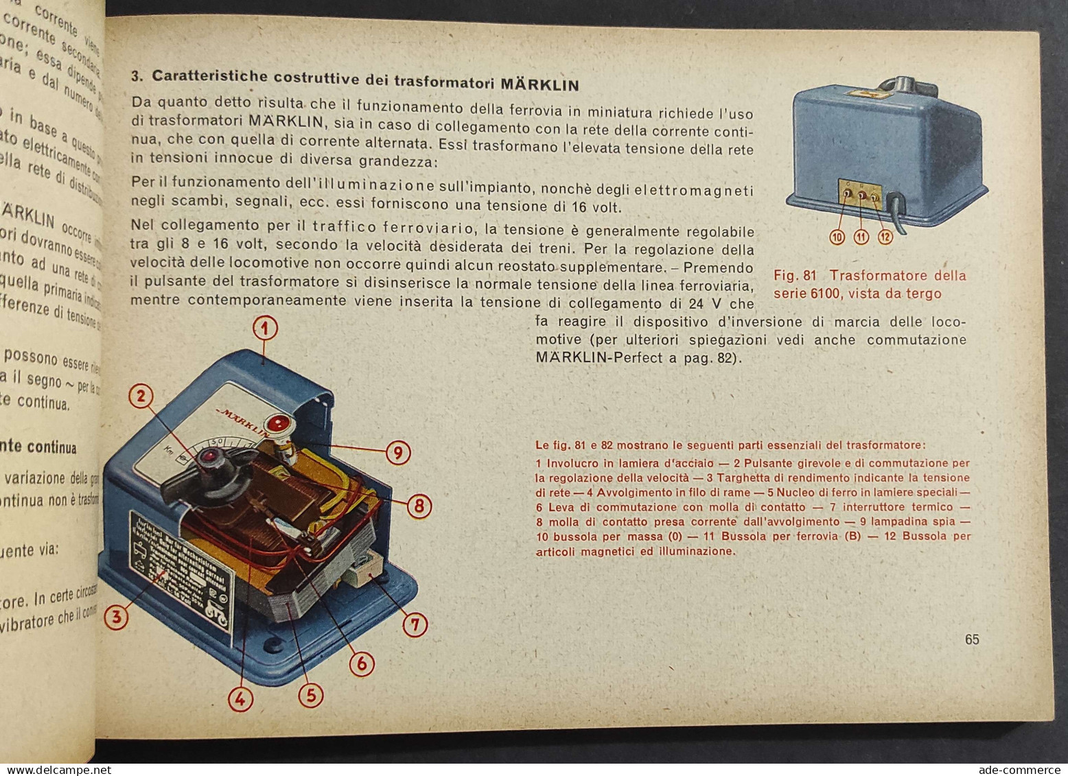 La Ferrovia Marklin HO E Il Suo Grande Prototipo - Manuale Per Amatori Delle Ferrovie Marklin - Unclassified