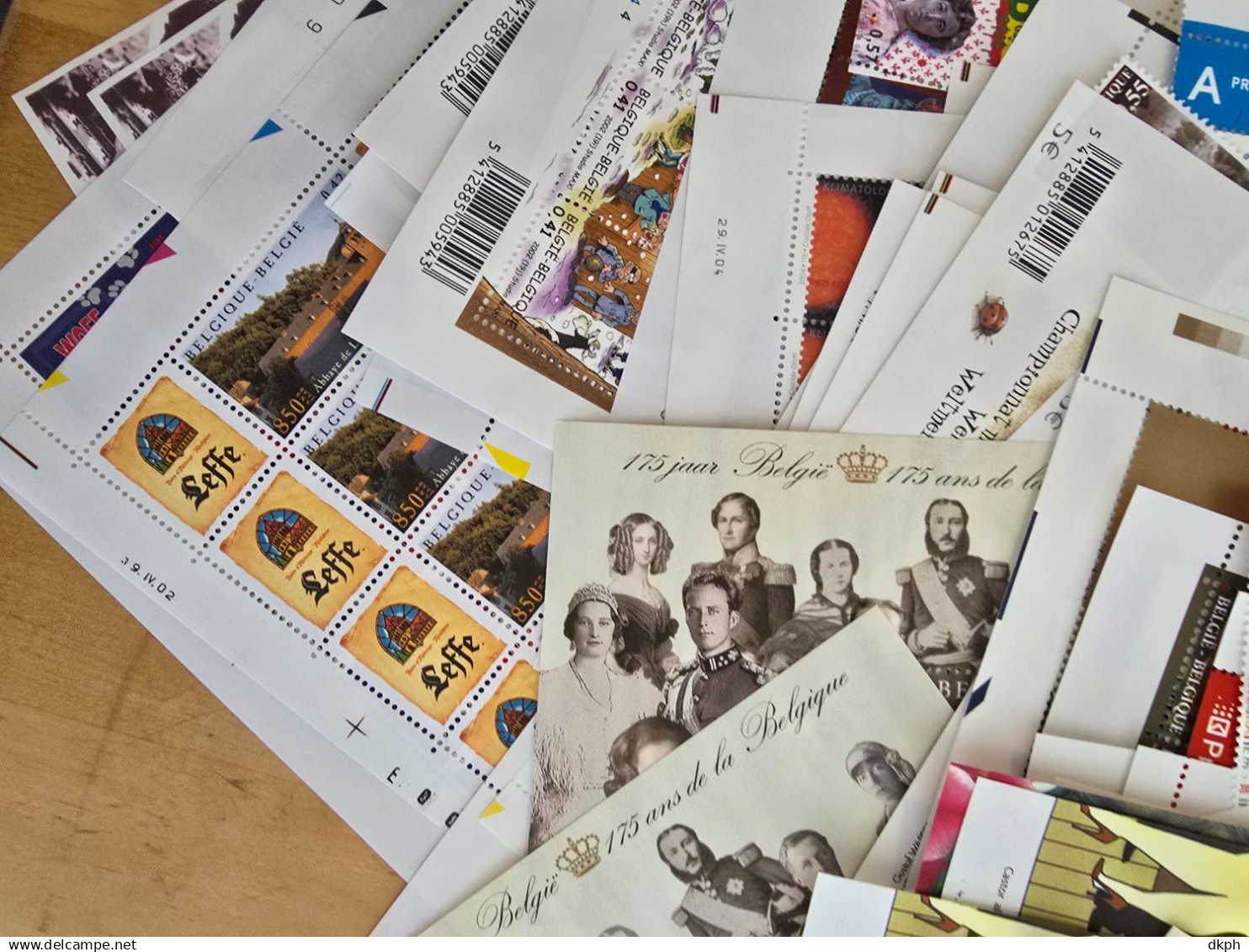 Lot Timbres Belgique Faciale 2690 euros que des timbres en euros