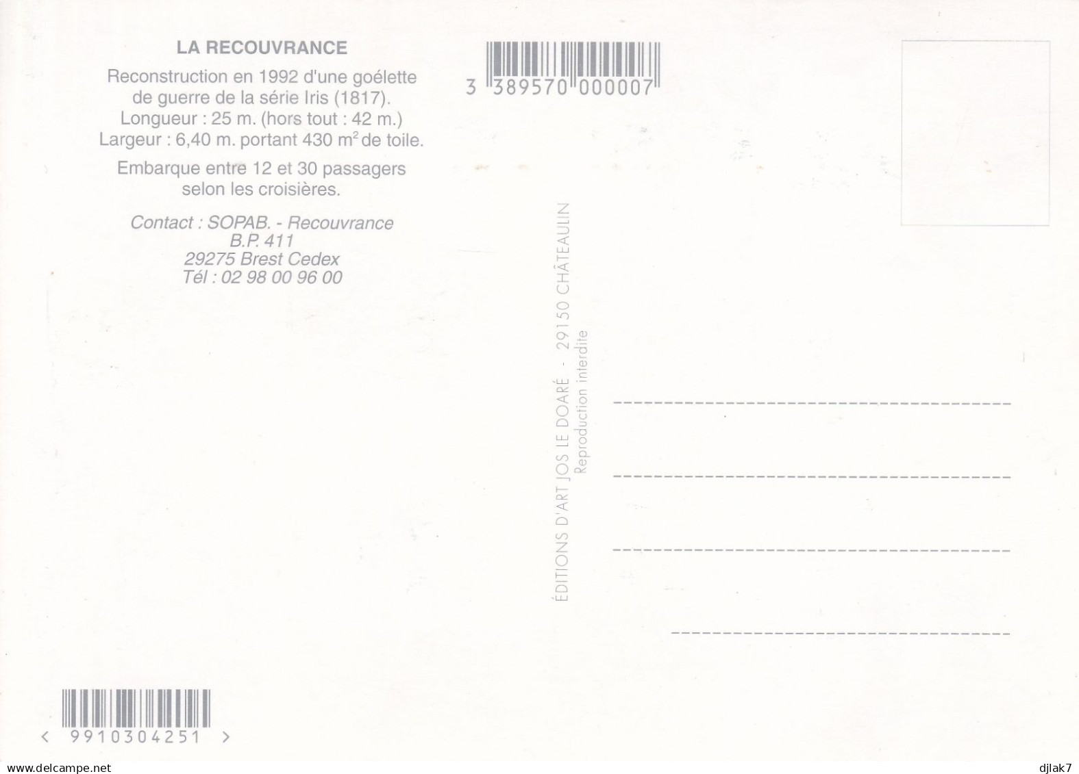 Goélette La Recouvrance - Segelboote