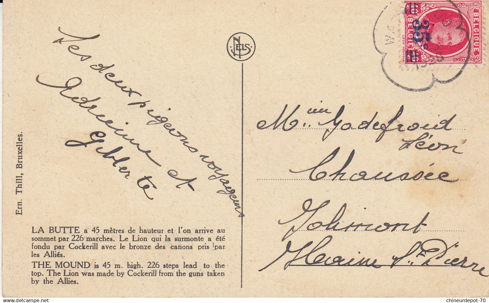 WATERLOO  LE LION - Waterloo