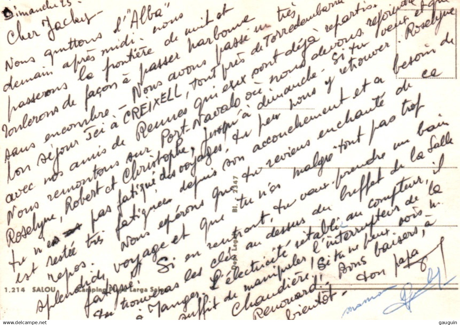 CPM - SALOU - Camping "Playa LARGA"  ... - Tarragona