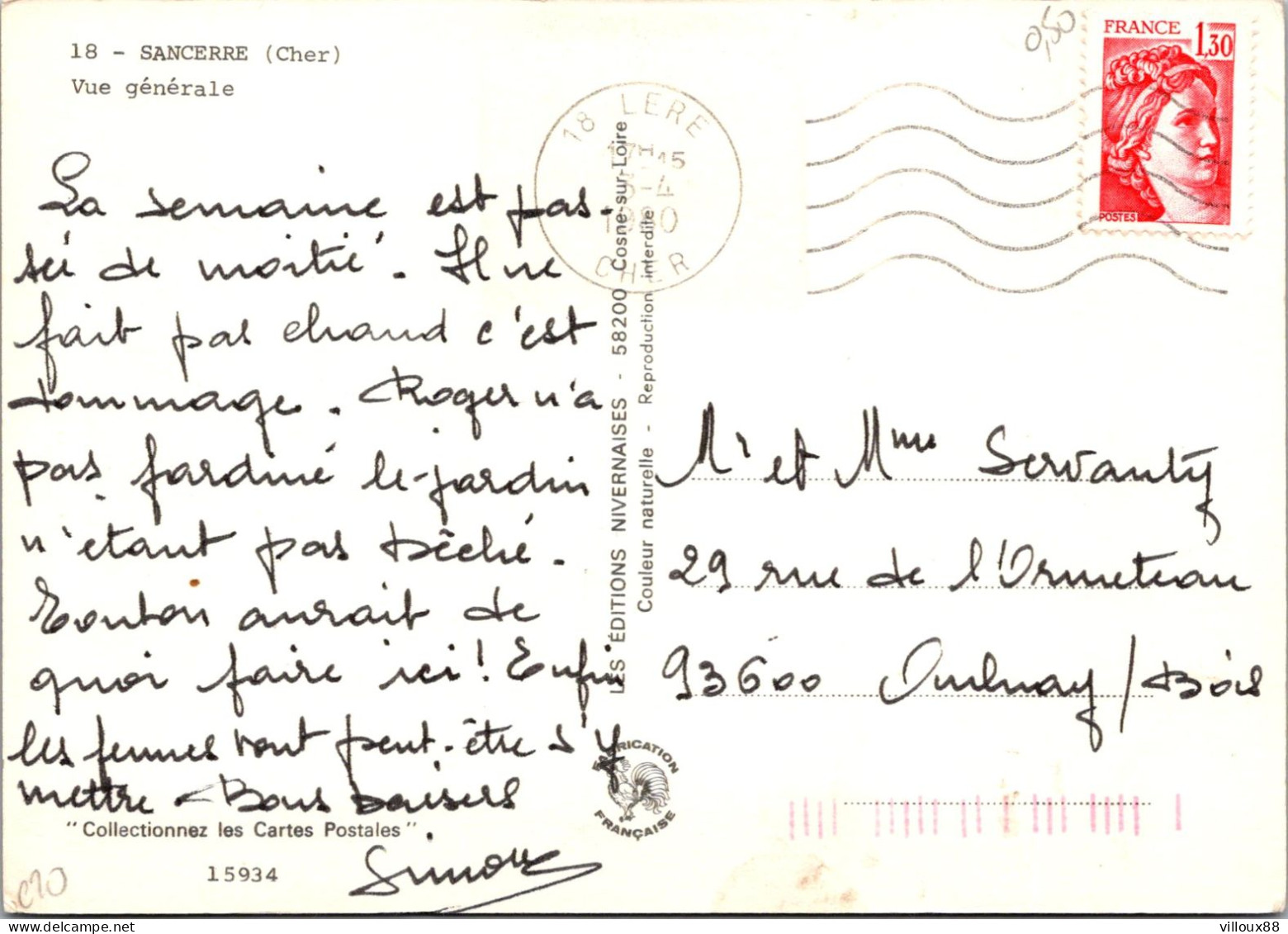 Cpm -   Sancerre  - Vue Générale    L81 - Sancerre