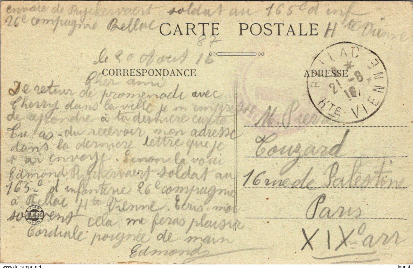 87 BELLAC - La Caserne - Bellac