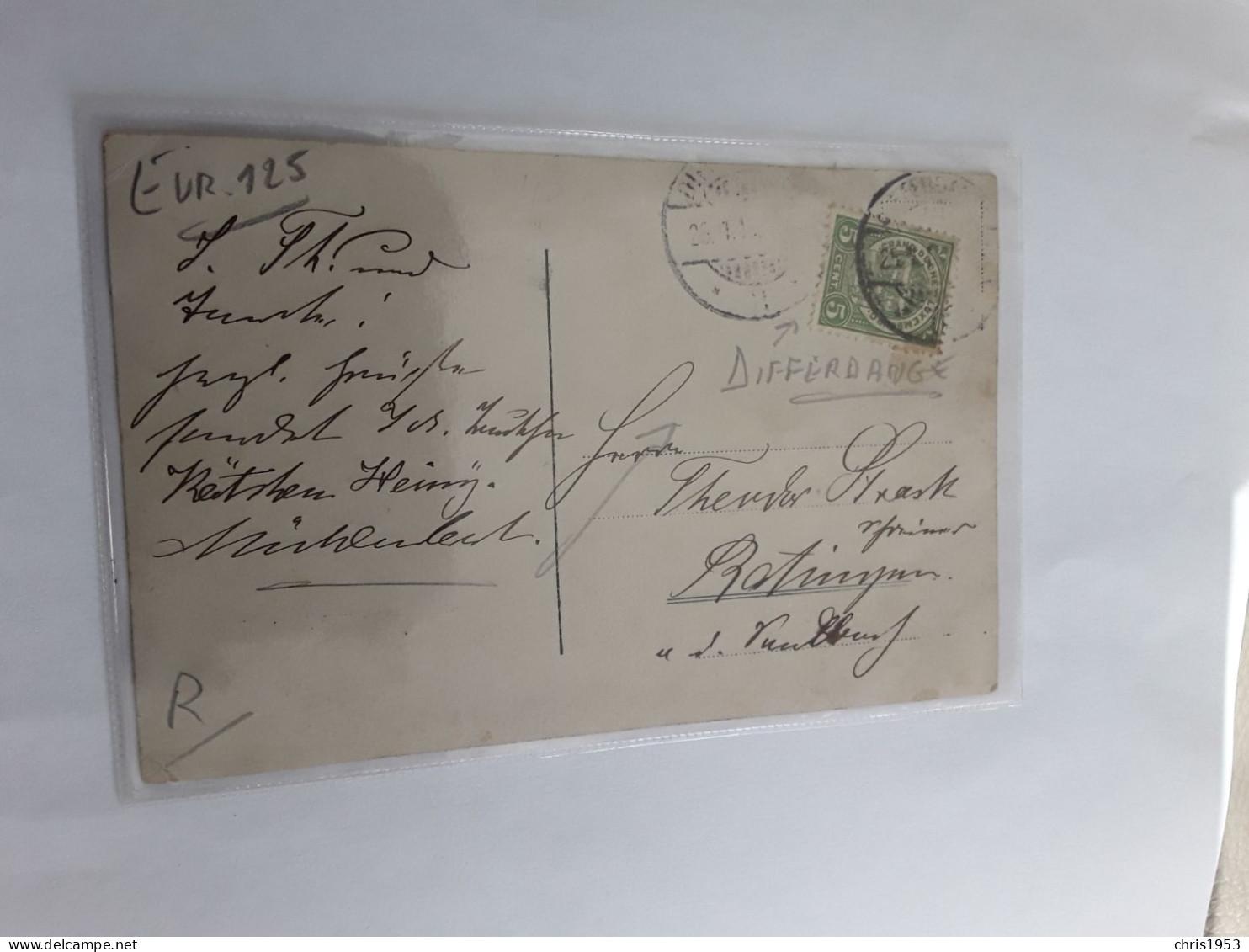 DIFFERDINGEN CARTE PHOTO VERZONDEN - Differdingen