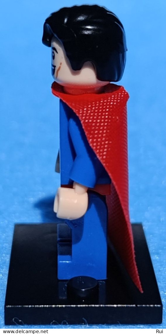 Superman BD V1 (Justice League) (DC Comics) Lego Compatible Minifigure #DCComicsRuiFigs #LigaJustiçaRuiFigs - Superman