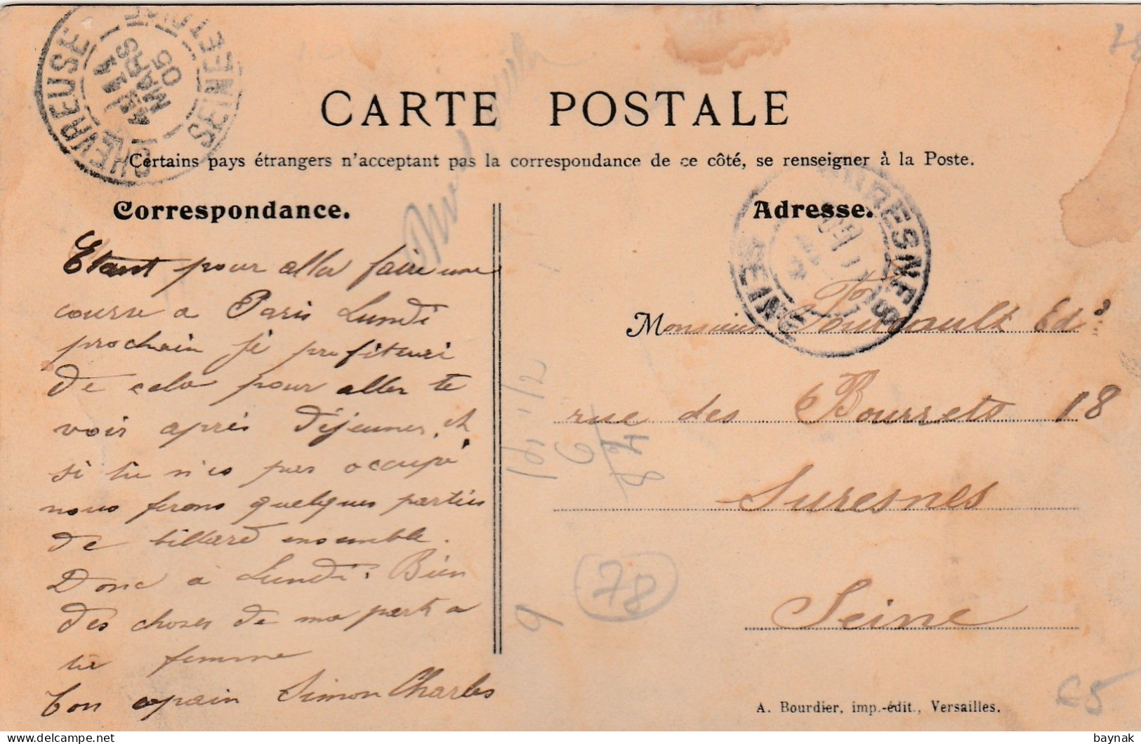 FR4283  --    CHEVREUSE   --   VALEE DE CHOISEL   --  1905 - Chevreuse