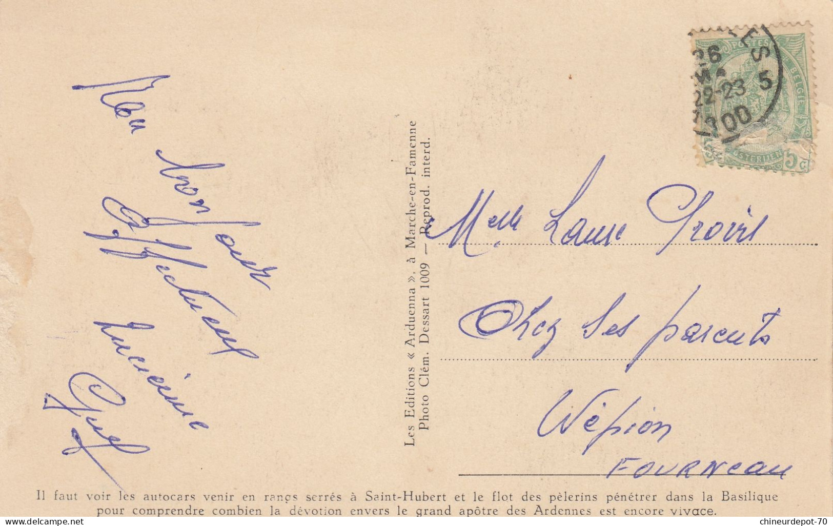 SAINT HUBERT   LA BASILIQUE - Saint-Hubert