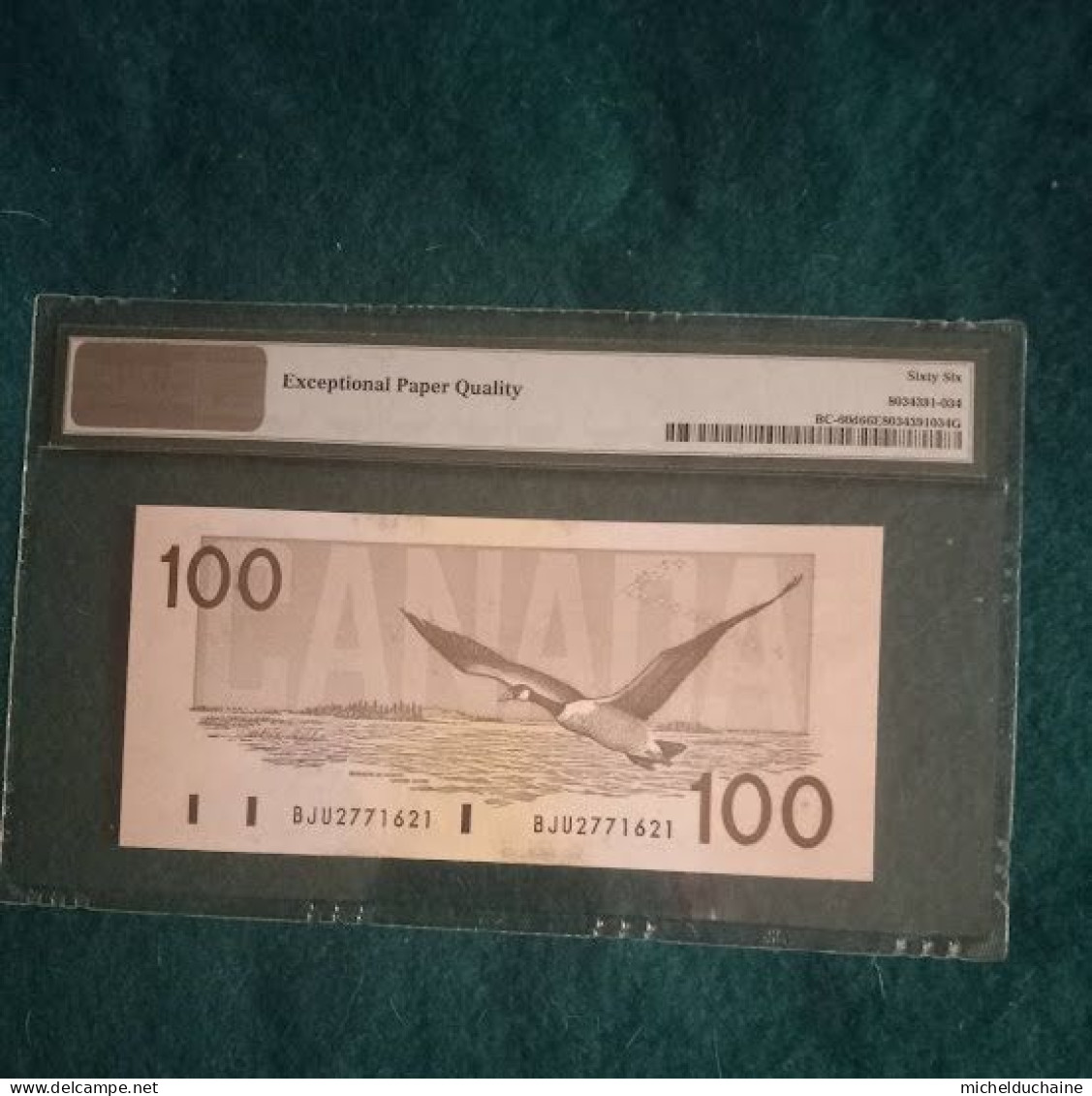 Canada Billet Bancaire De $100 De 1988 Gradé PMG  66EPQ - Canada