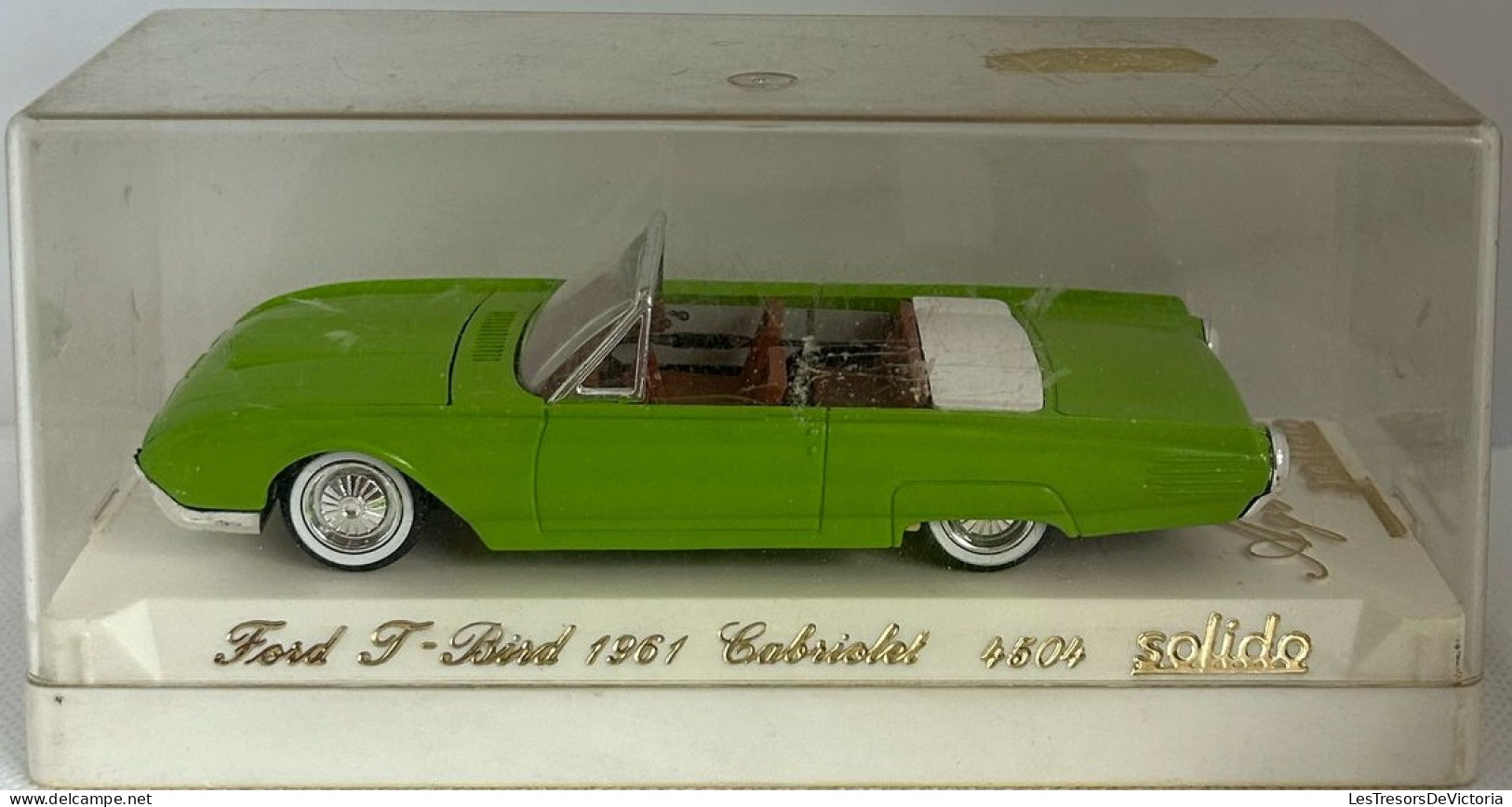 MODELISME - Age D Or - Solido - Ford T Bird - 1961 - Cabriolet - 4504 - Emballage D Origine - Schaal 1:160