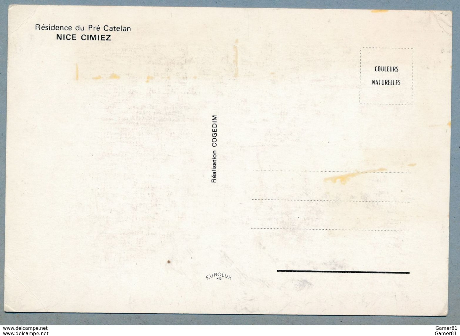 NICE CIMIEZ - Résidence Du Pré Catelan - Monuments, édifices