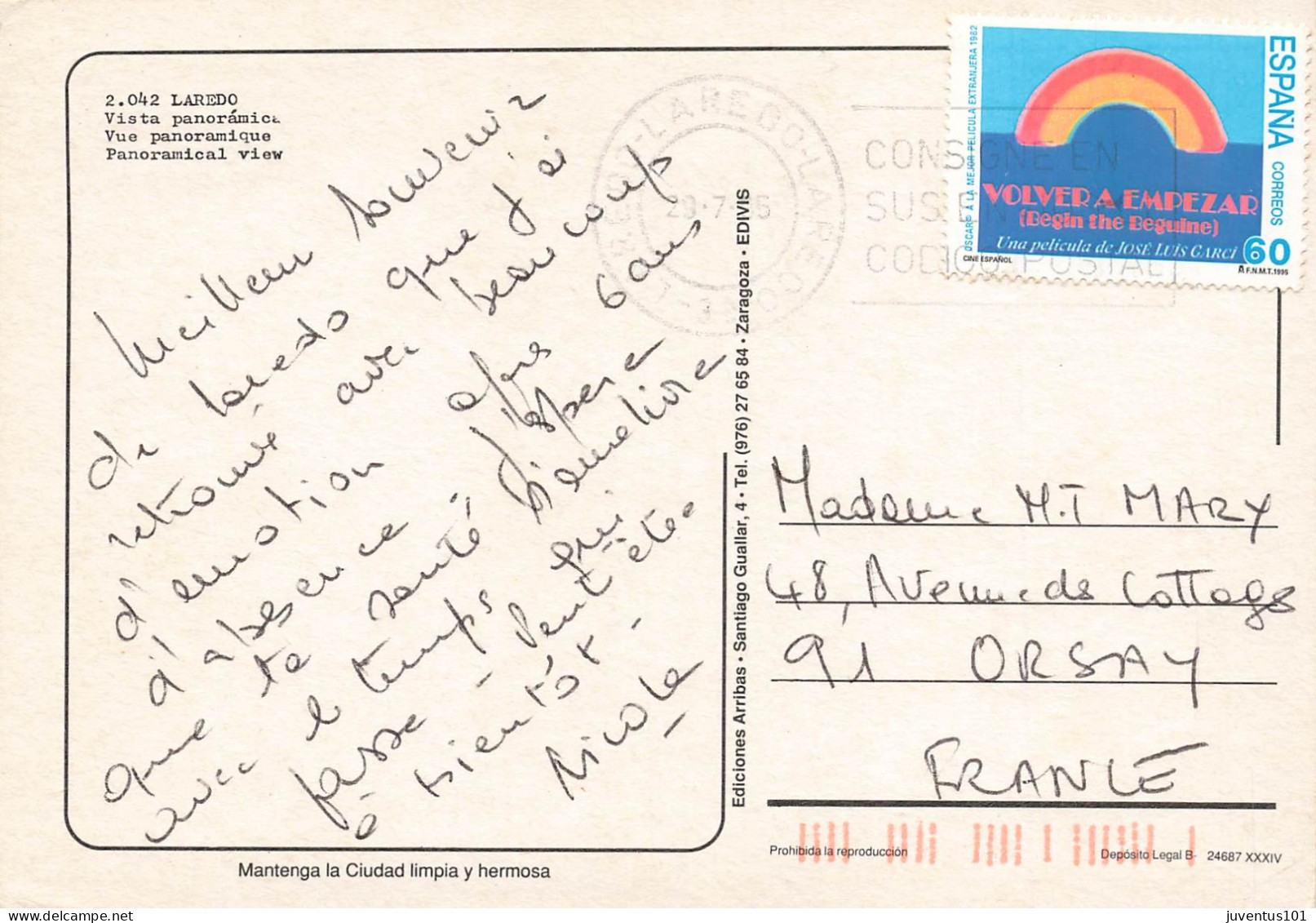 CPSM Laredo-Beau Timbre   L4049 - Cantabria (Santander)