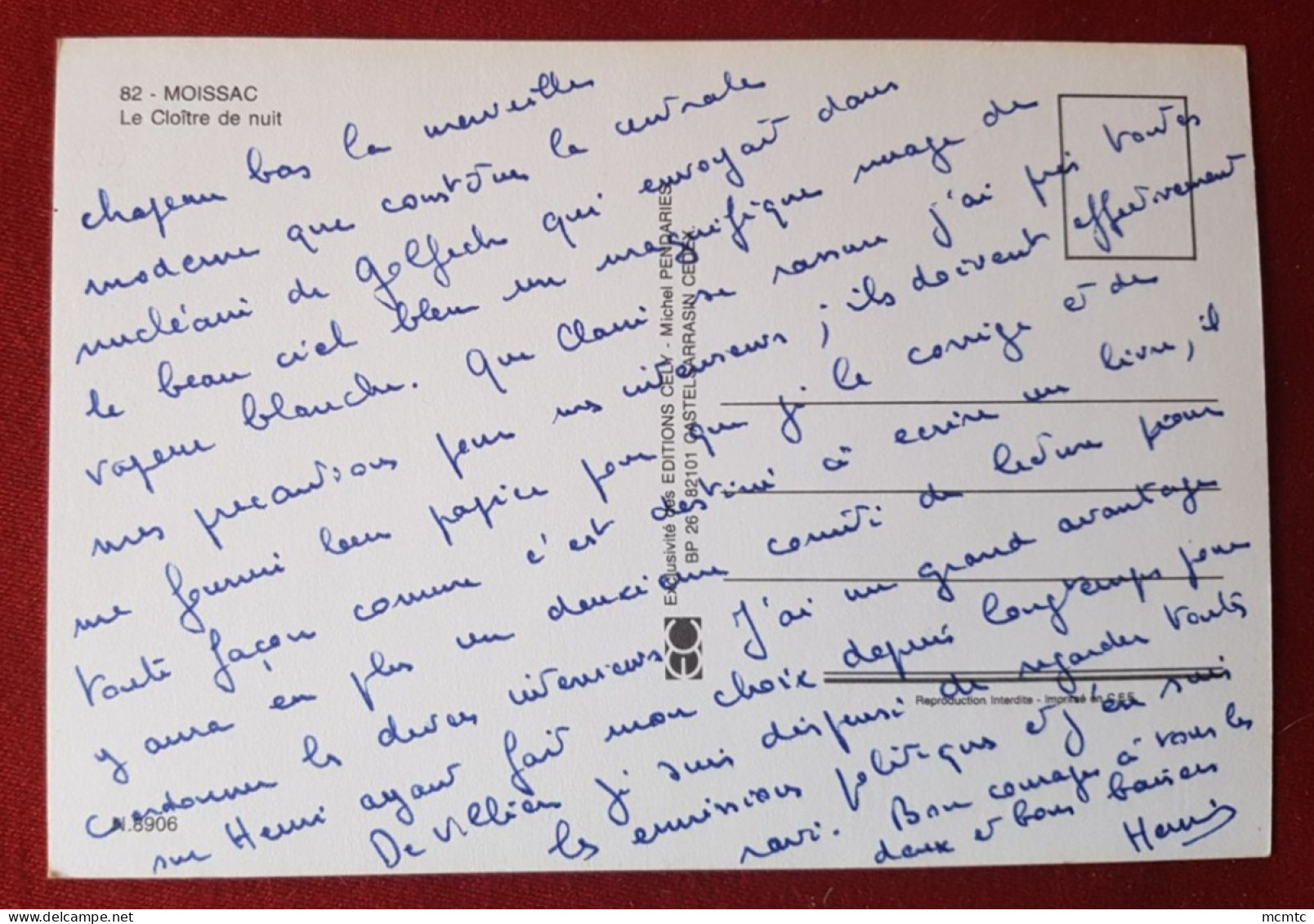 CPM - Moissac - Le Cloître De Nuit - Moissac