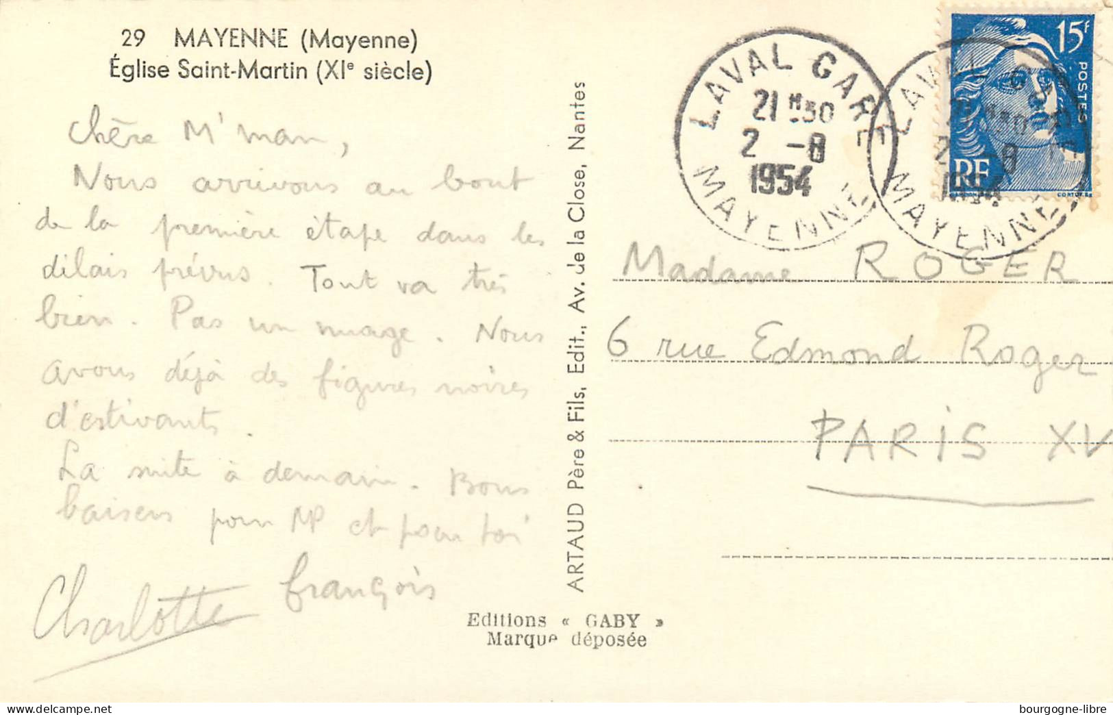 Mayenne église Saint Martin - Mayenne