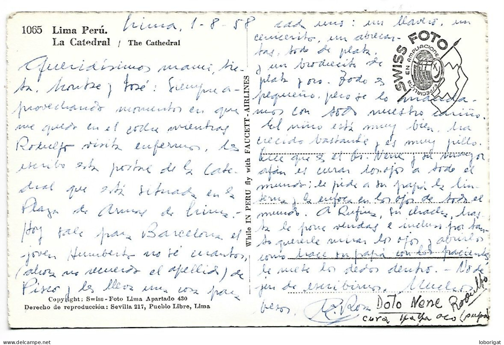 LA CATEDRAL - THE CATHEDRAL.- LIMA / PERU - Peru