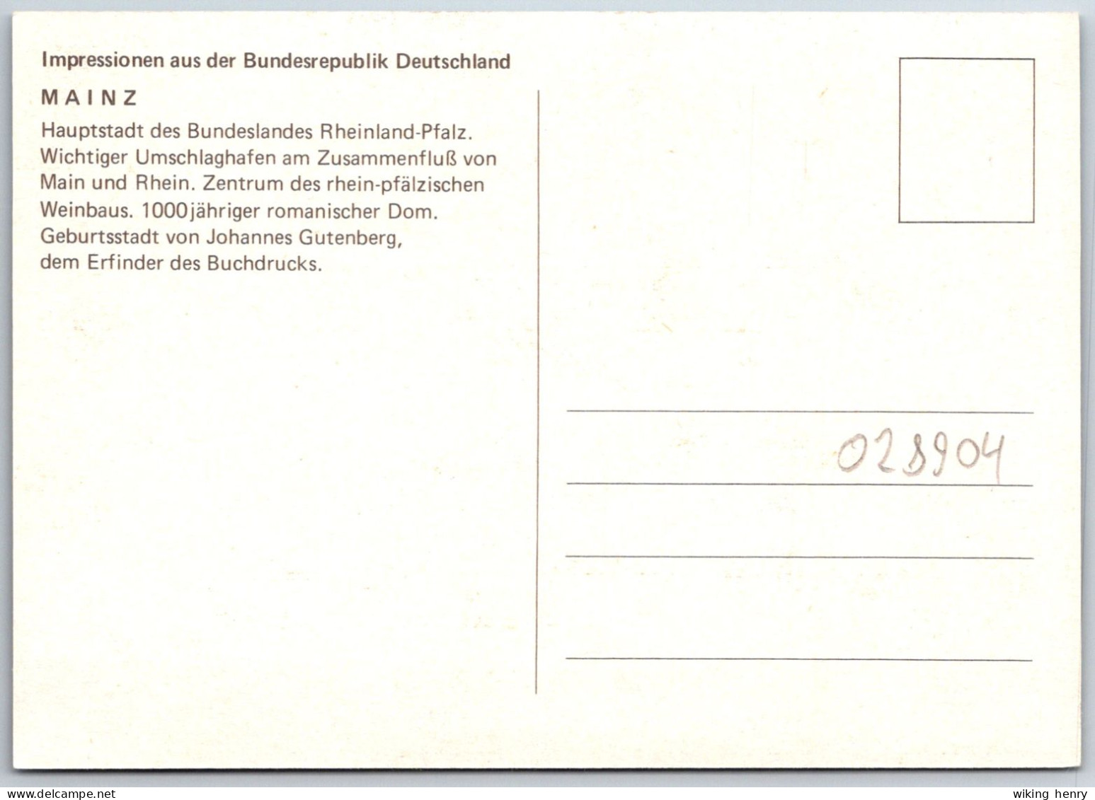 Mainz - Ortsansicht - Mainz