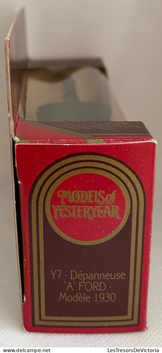 MODELISME - Matchbox - Models Of Yesteryear - Y 7 - 1930 - Model A Ford Wreck Truck - Dépanneuse - Emballage D Origine - Massstab 1:160