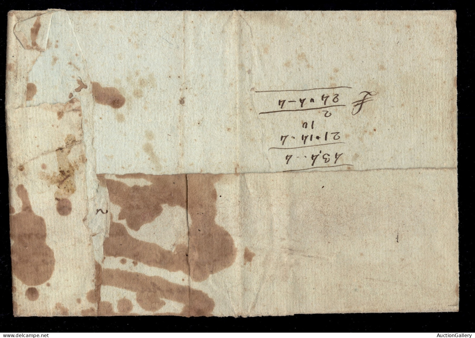 Prefilateliche E Documenti - 1802 - Lettera Con Bollo 78 TOULON Per Livorno Con Manoscritto £.1.11.4 E Segno Di Tassa 18 - Other & Unclassified