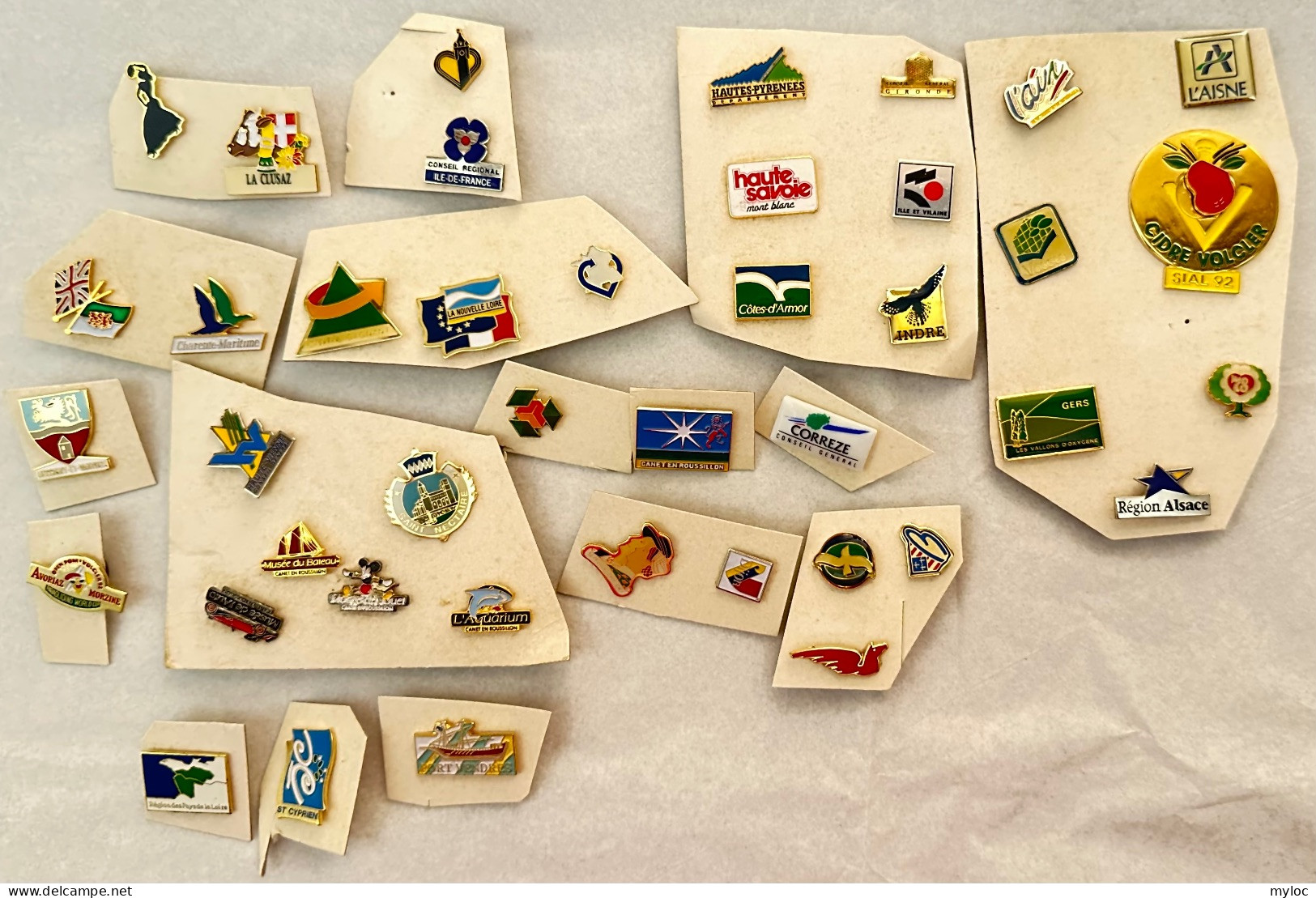 Lot De 300 Pin's. Thèmes Divers: Fleurs, Jeux Olympiques, Tabac, Alcools, Carburant, Régions Françaises, ... - Lots