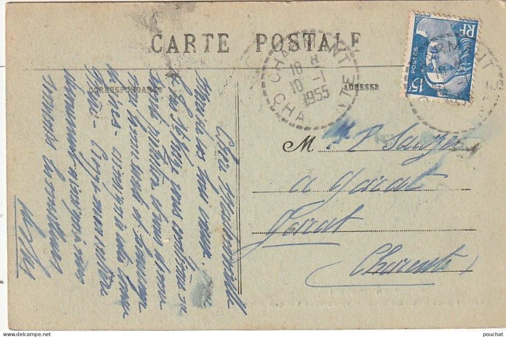 LE 12- EN LIMOUSIN  - " VOULEZ VOUS TRAVERSER L' EAU " - BARQUE , CANOTEUSE - 2 SCANS - Personen