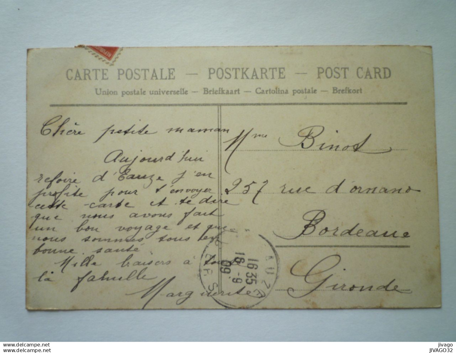 2024 - 2760  VIC-FEZENSAC  (Gers)  :  Place Félix SOULES   1909   XXX - Vic-Fezensac