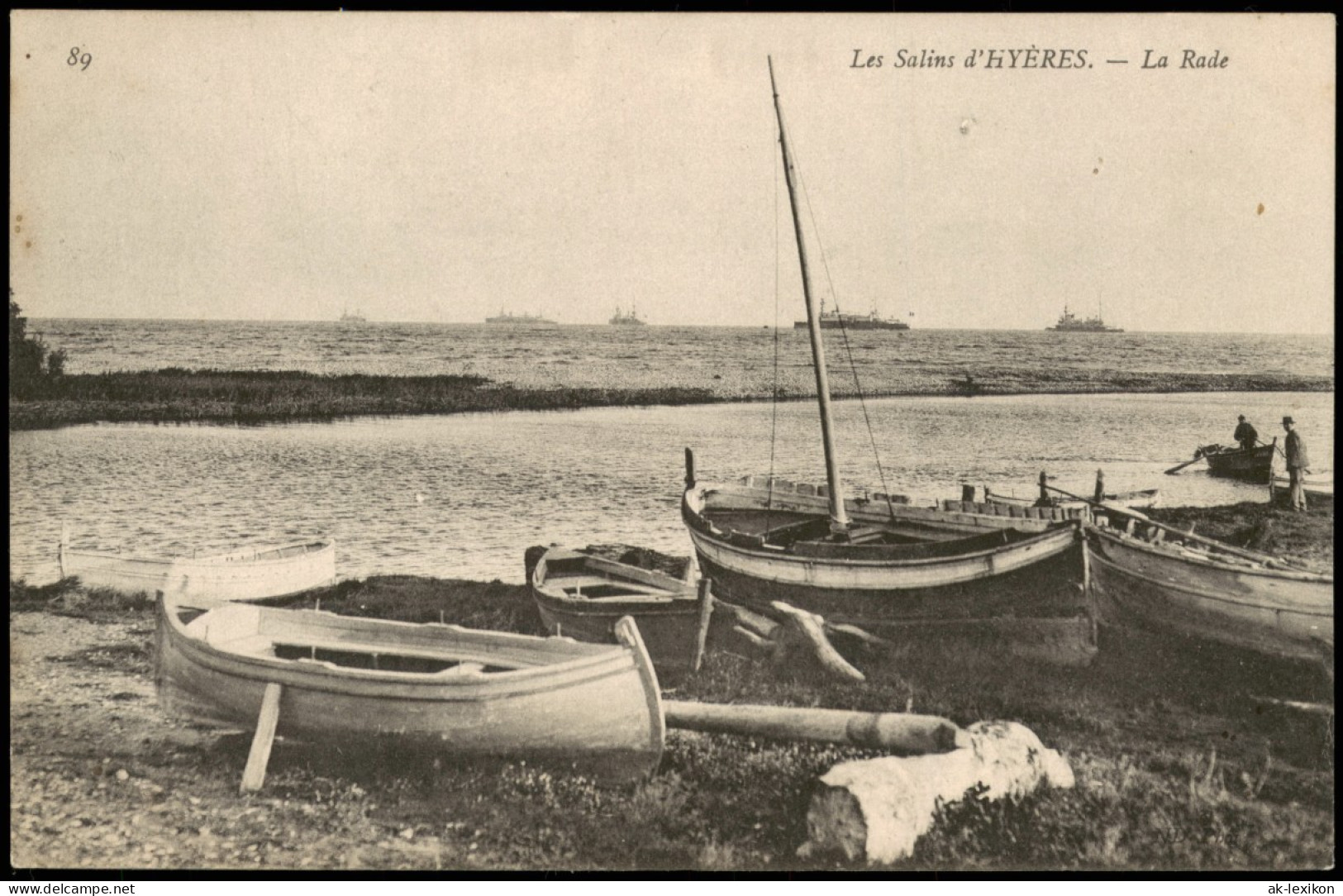 CPA Hyères-les-Palmiers Les Salins D'HYÈRES La Rade 1910 - Hyeres