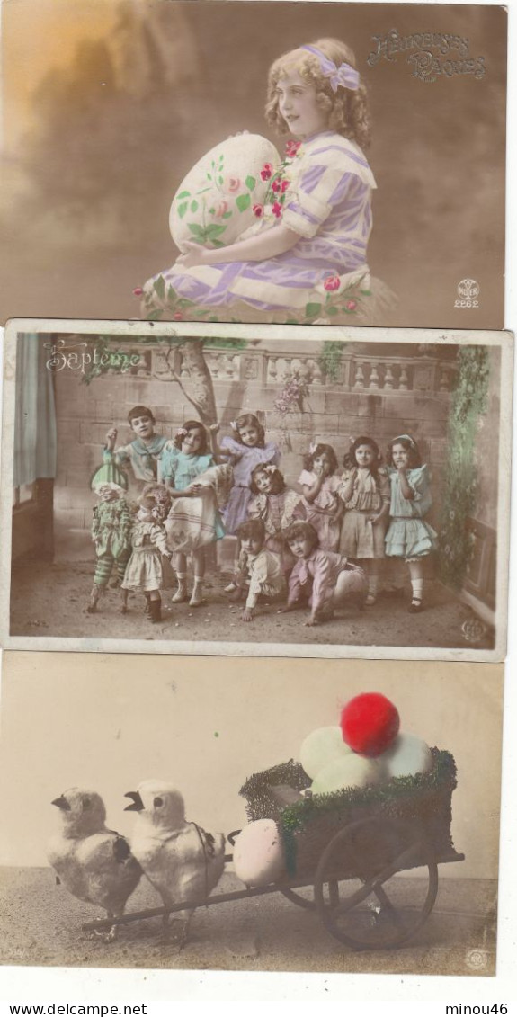 LOT 7  DE 1000 CPA FANTAISIES .AVEC DE NOMBREUSES CARTES RARES OU NON TROUVEES. B.ETAT.PETIT PRIX.VOIRS SCANS ET DESC - 500 Cartoline Min.