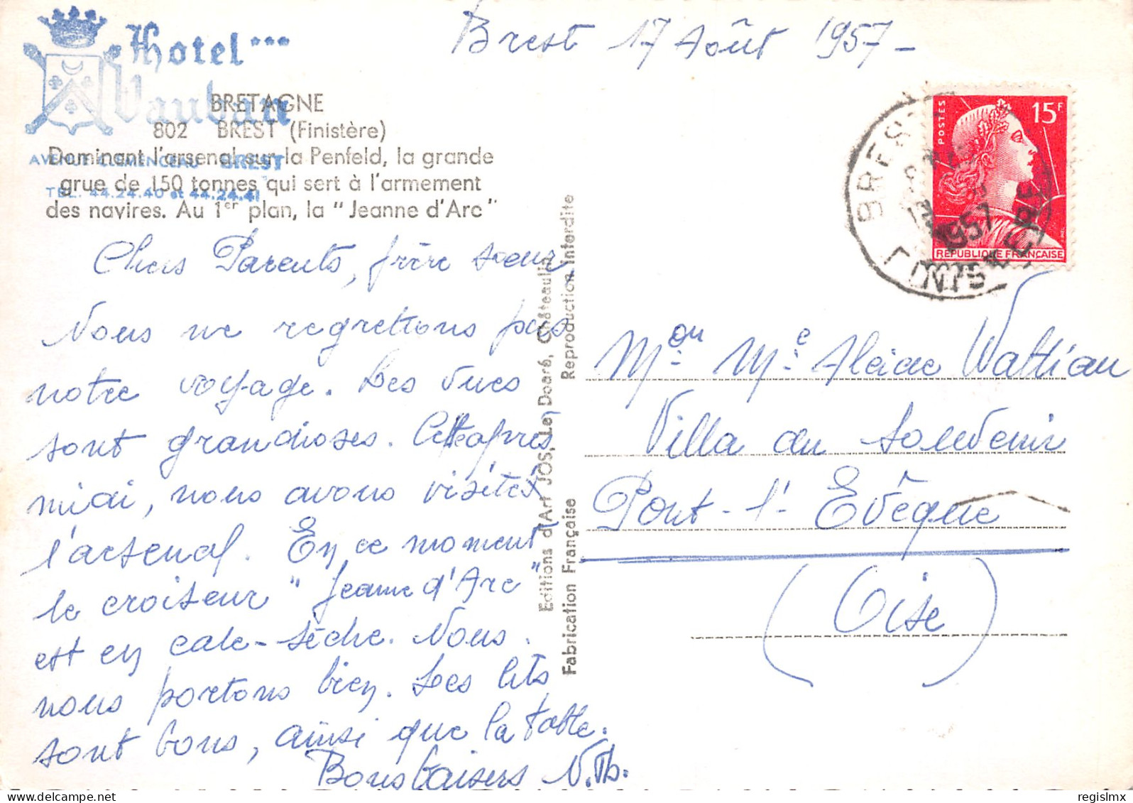 29-BREST-N°T2721-B/0301 - Brest