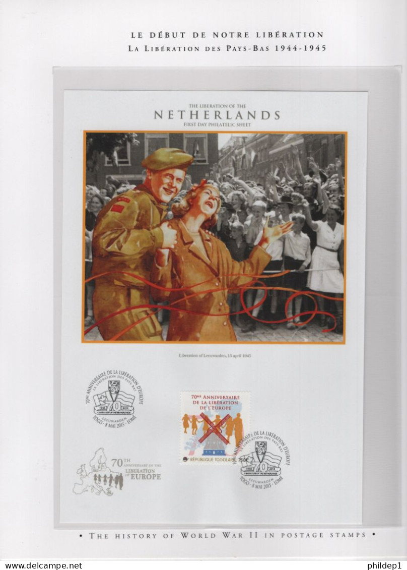 2de Guerre Mondiale Libération Des Pays-Bas Dans Un Superbe Album - WW2