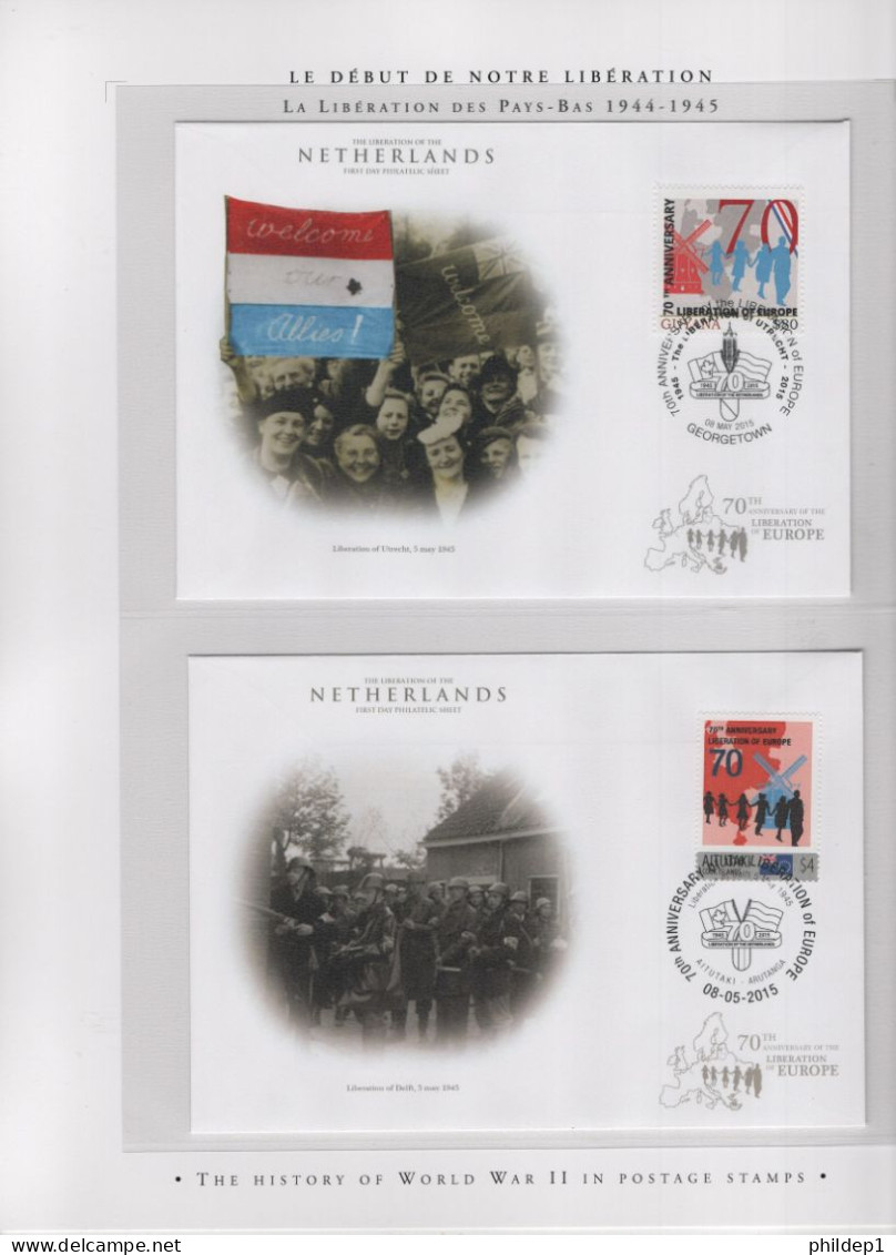 2de Guerre mondiale libération des Pays-Bas dans un superbe album