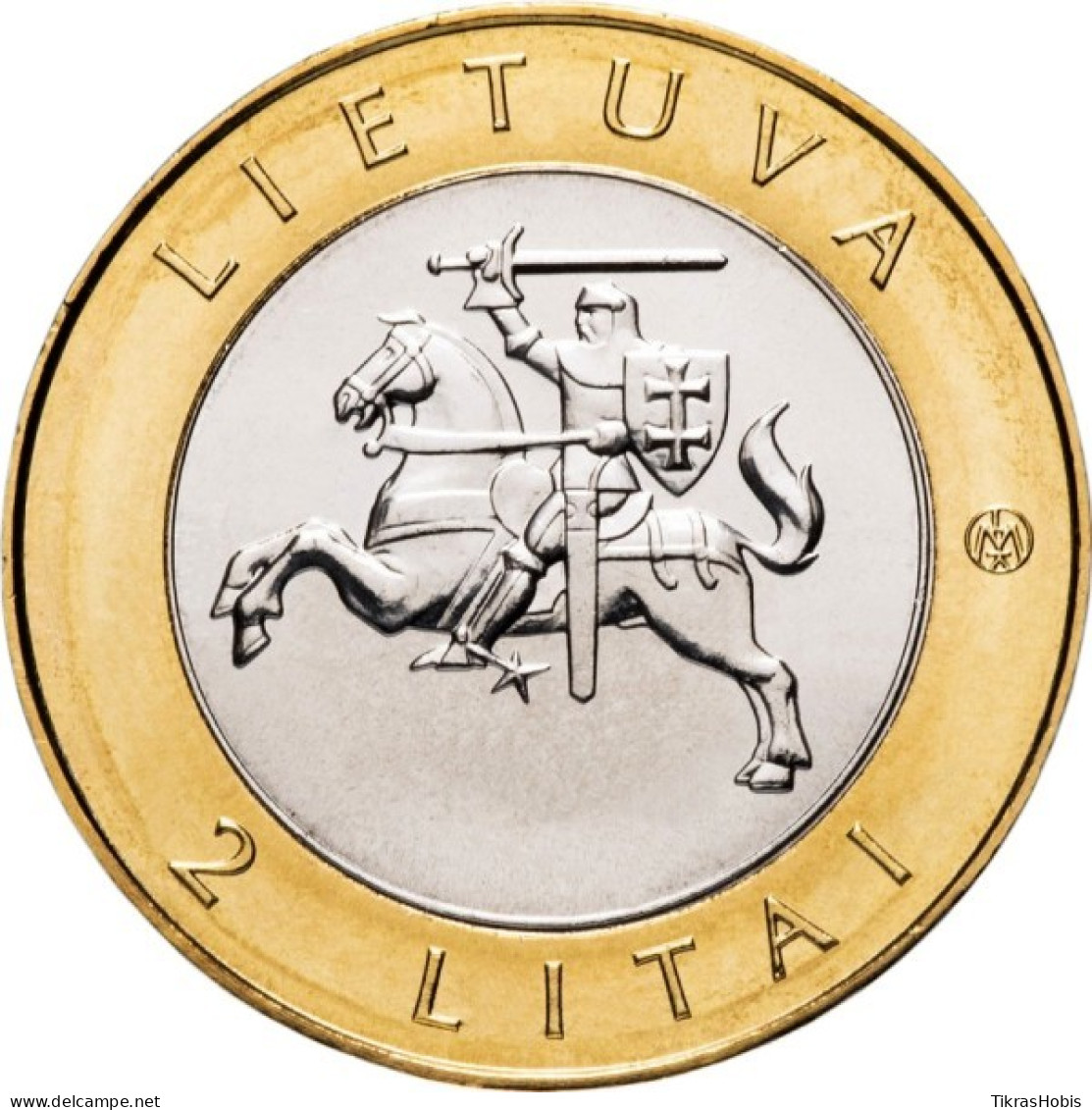 Lithuania 2 Litai, 2012 Lithuanian Resorts - Neringa KM185.1 - Lituania