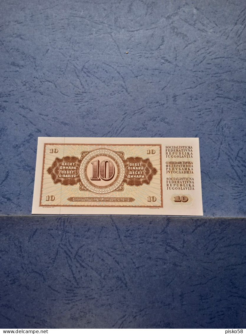 JUGOSLAVIA-P82c 10D 1.5.1968 UNC - Yugoslavia