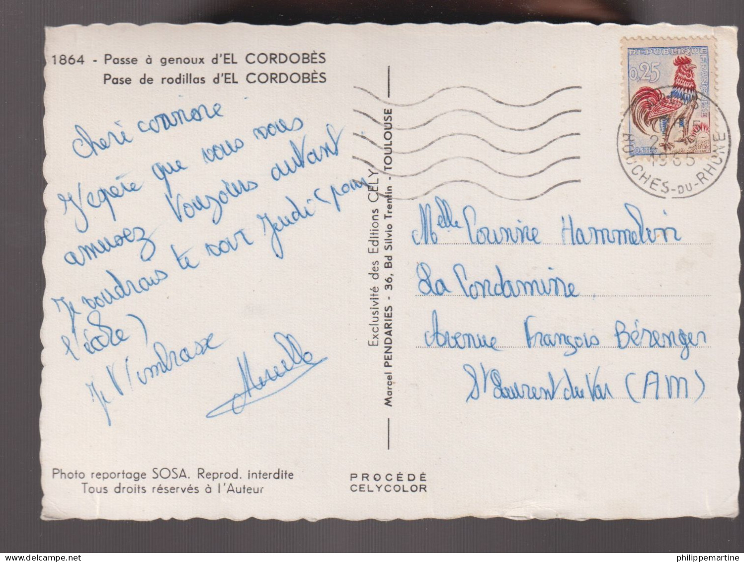 Passe à Genoux D'EL CORDOBES - Corrida
