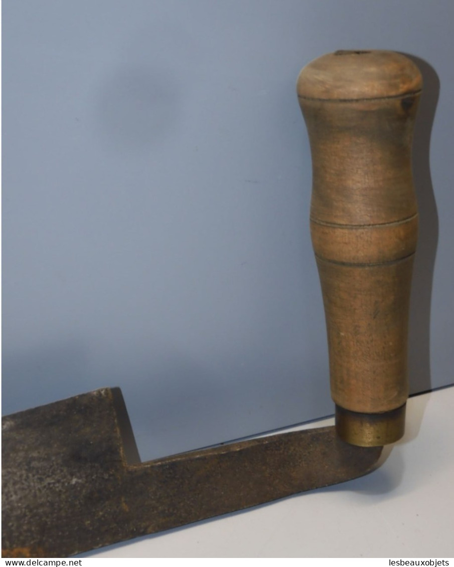 -OUTIL ANCIEN PLANE ACIER sans marque POIGNEES BOIS COLLECTION OUTIL ANCIEN   E