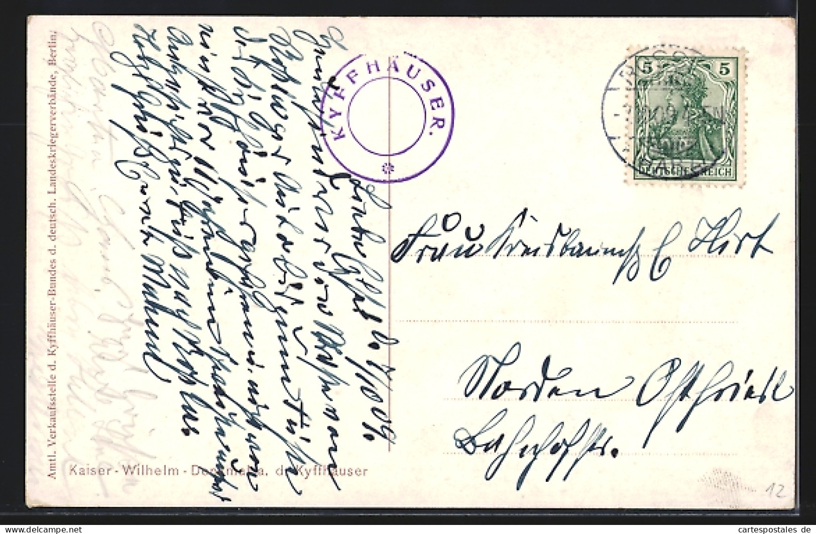 AK Kyffhäuser, Kaiser Wilhelm-Denkmal - Other & Unclassified