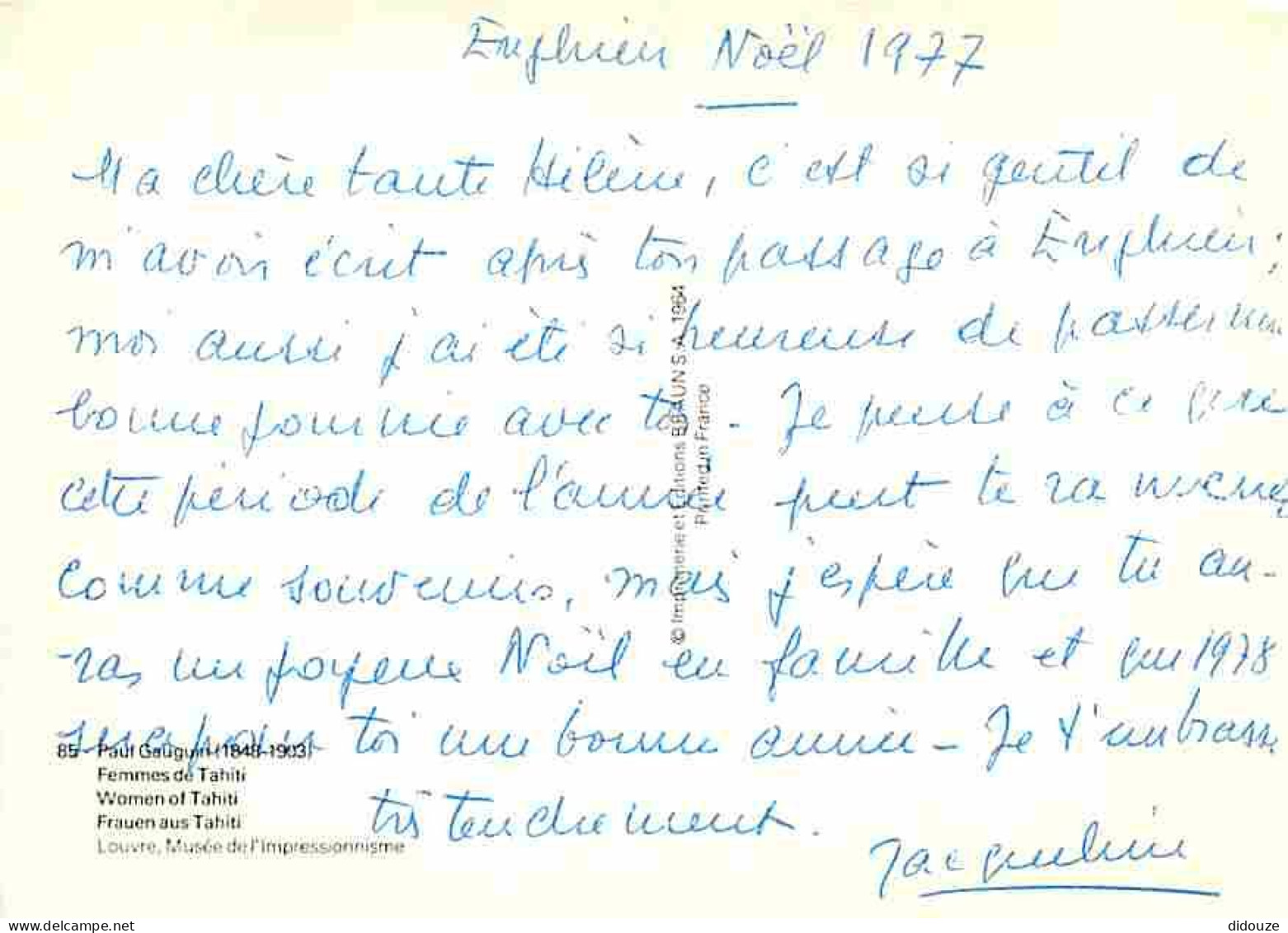 Art - Peinture - Paul Gauguin - Femmes De Tahiti - CPM - Voir Scans Recto-Verso - Malerei & Gemälde