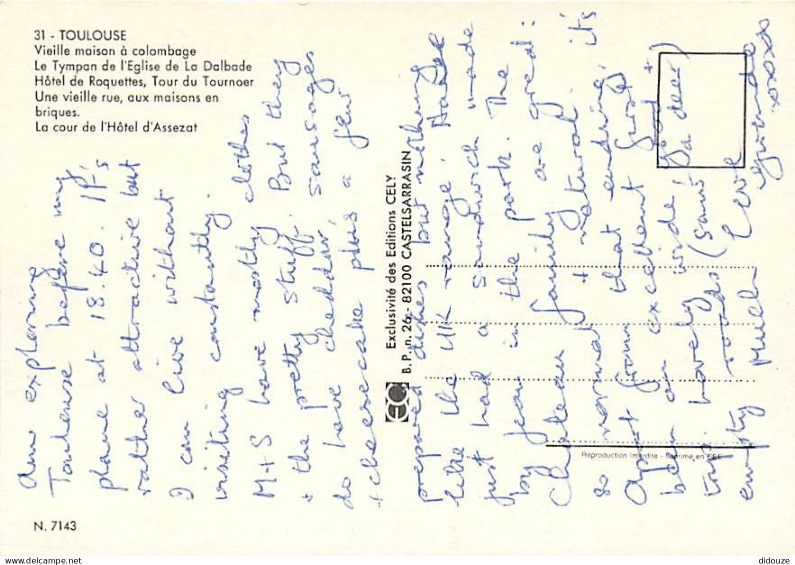 31 - Toulouse - CPM - Voir Scans Recto-Verso - Toulouse